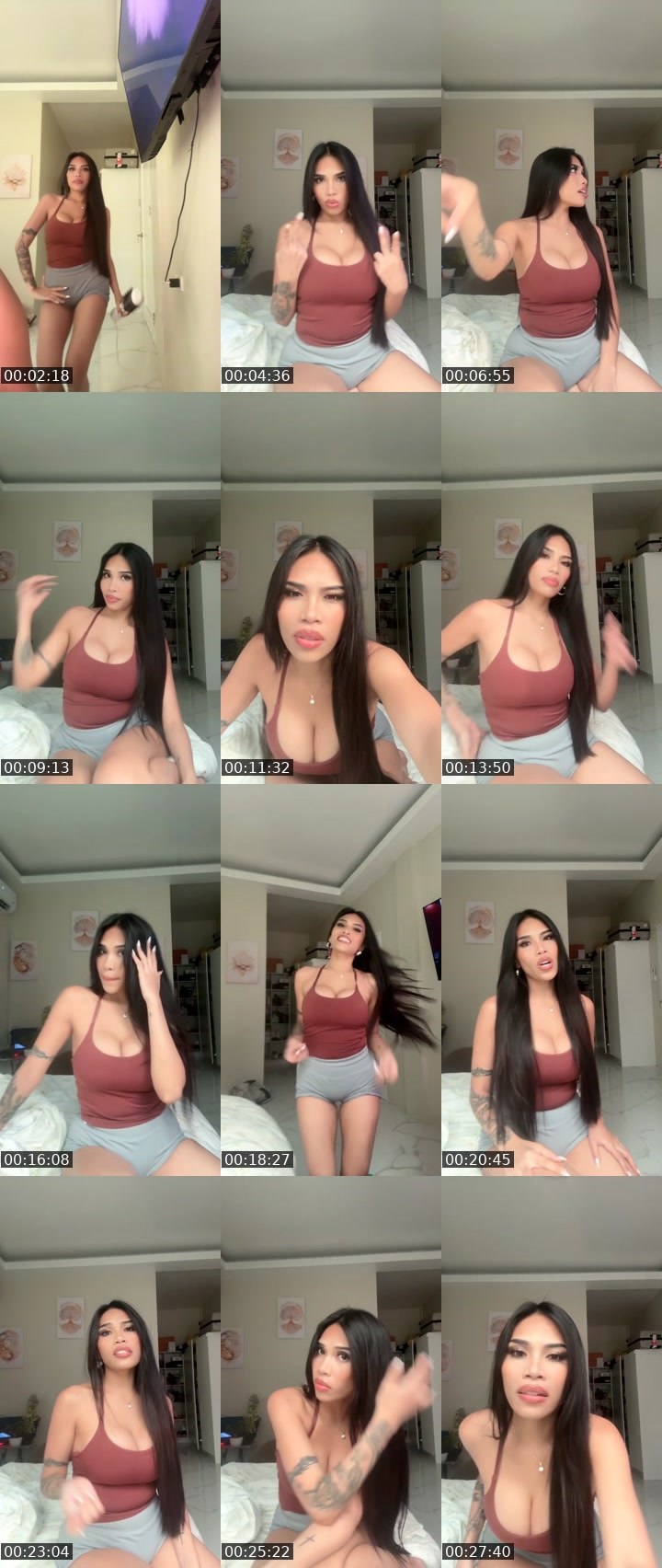 Contact-sheet preview of Hanni🫶🏻's Liveme recording