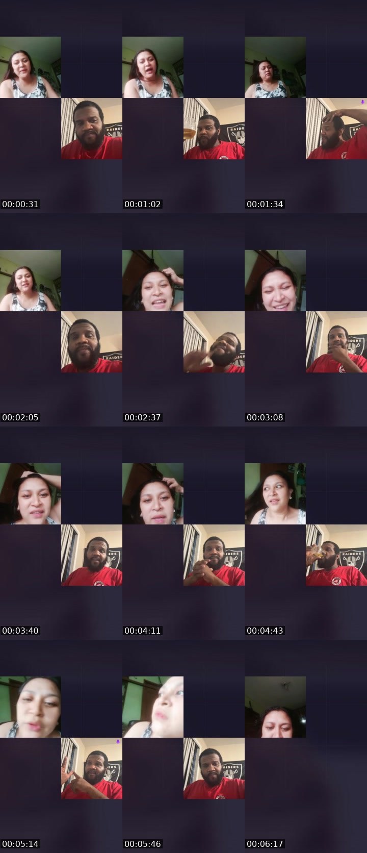 Contact-sheet preview of 👑Jherelyn🦢(NP)'s Liveme recording