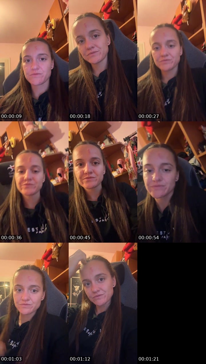 Contact-sheet preview of Brigitta Kaszta's Liveme recording