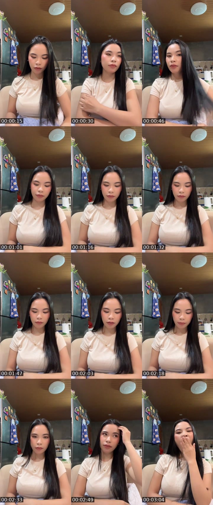 Contact-sheet preview of ᴵᴬ💎Michiikooo🫐's Liveme recording