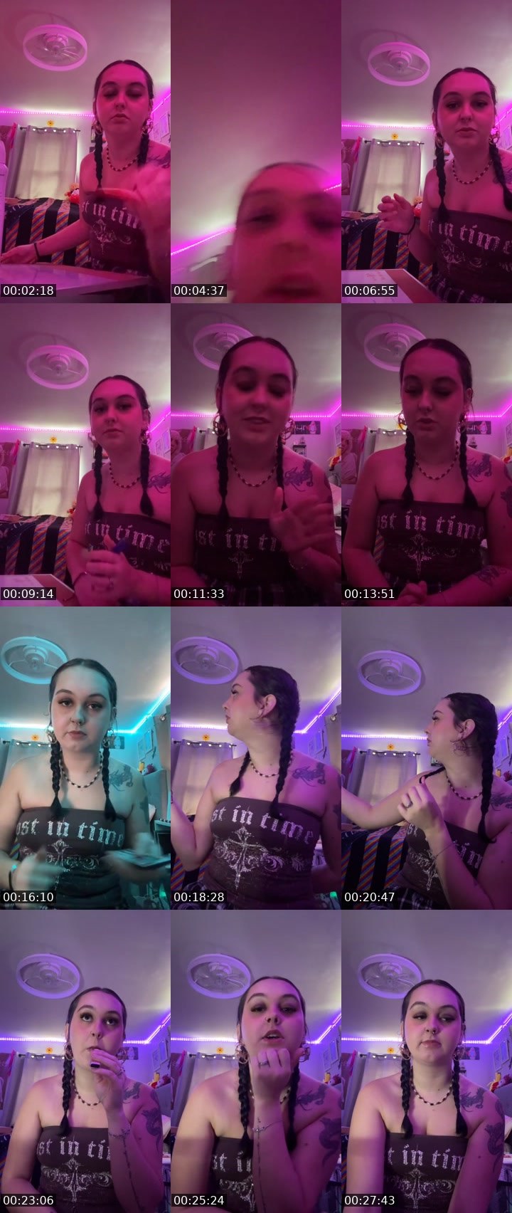 Contact-sheet preview of KendraS's Liveme recording