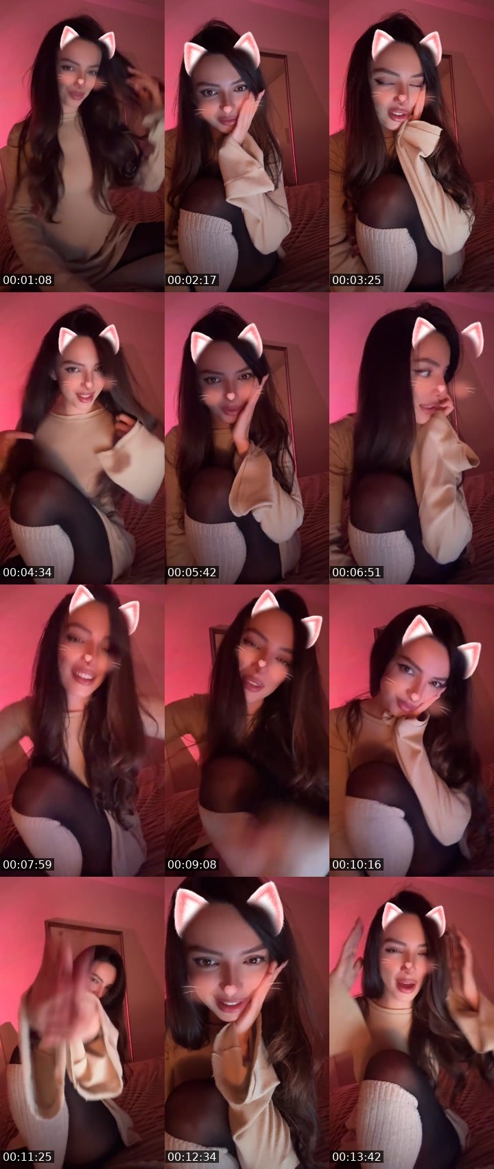 Contact-sheet preview of Jasmine💘's Liveme recording