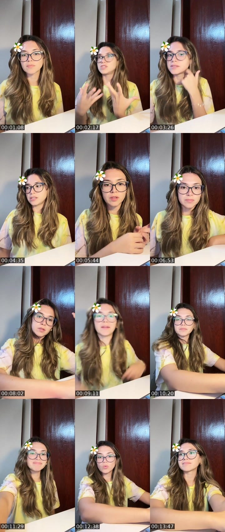 Contact-sheet preview of Ste123🇧🇷's Liveme recording