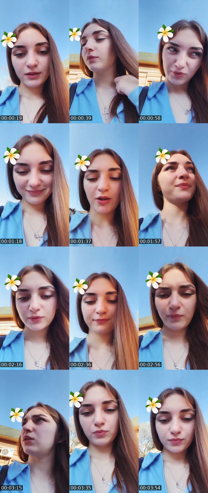 Contact-sheet preview of 𝐃𝐈𝐀𝐍𝐒𝐈𝐒 🐈‍⬛'s Liveme recording