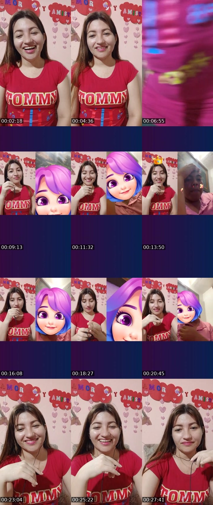 Contact-sheet preview of 🌈♦️veneno🛡's Liveme recording