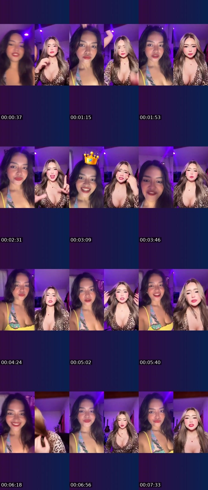 Contact-sheet preview of 👸🏻Eve 🦄's Liveme recording