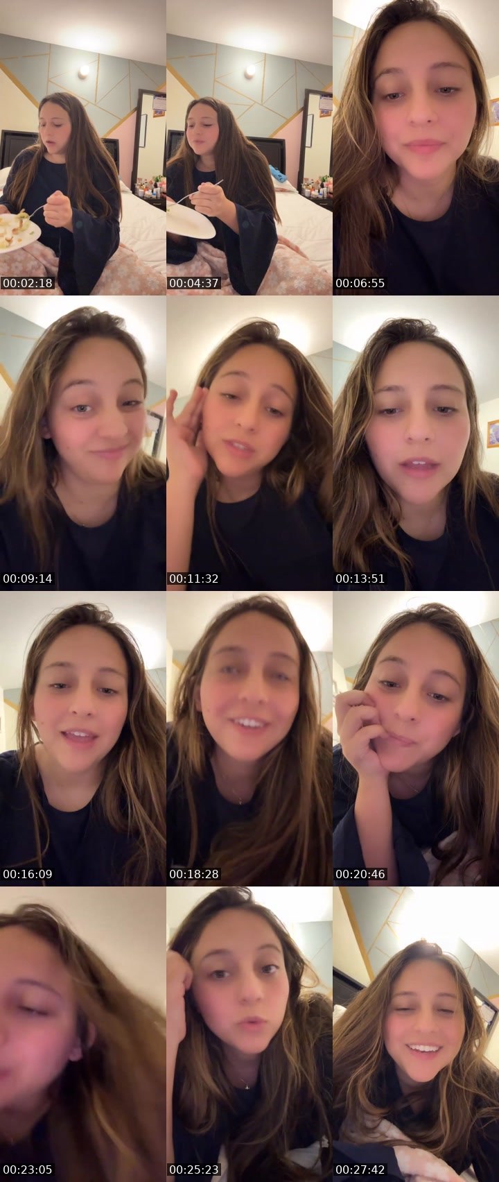 Contact-sheet preview of Ojitoos 👀🤪's Liveme recording