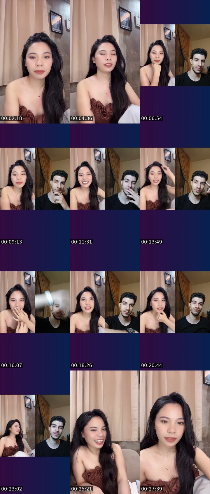 Contact-sheet preview of ᴵᴬ💎Michiikooo🫐's Liveme recording