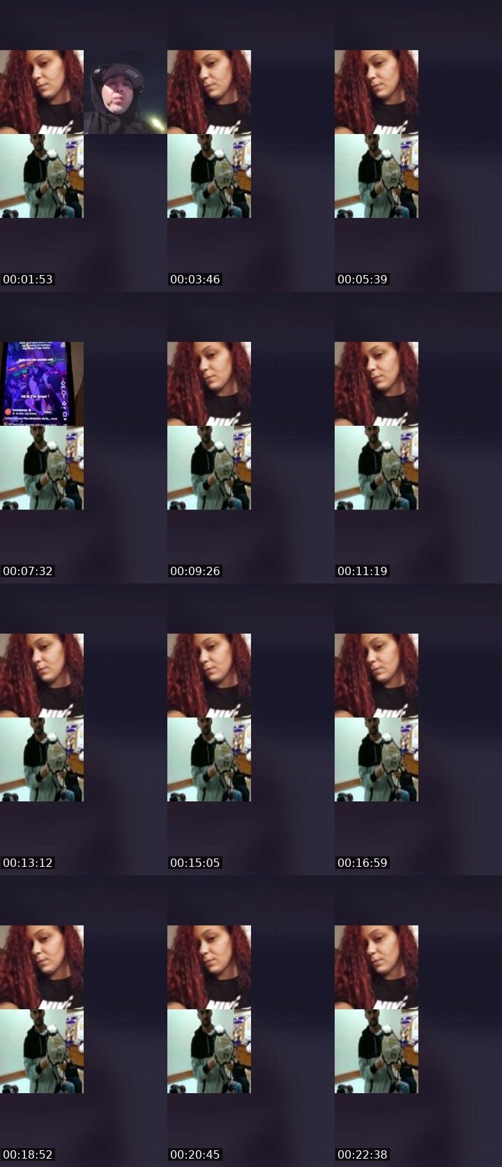 Contact-sheet preview of 💜ivy blessed up?'s Liveme recording