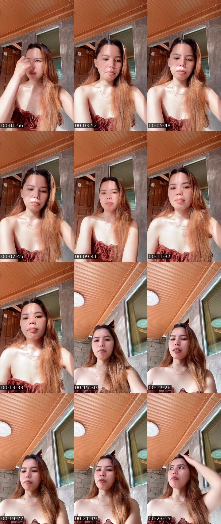 Contact-sheet preview of 💎ᴰᴮ Kaia's Liveme recording