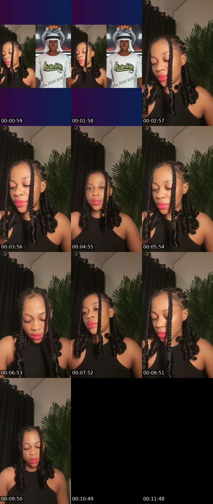 Contact-sheet preview of 🤍Fina🌸✨🦍's Liveme recording