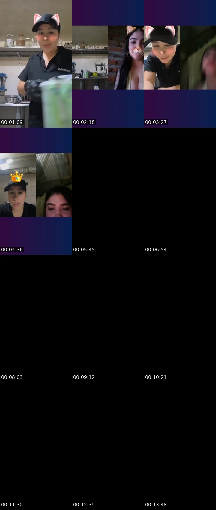 Contact-sheet preview of ❤️ Babe_vale? 75k's Liveme recording