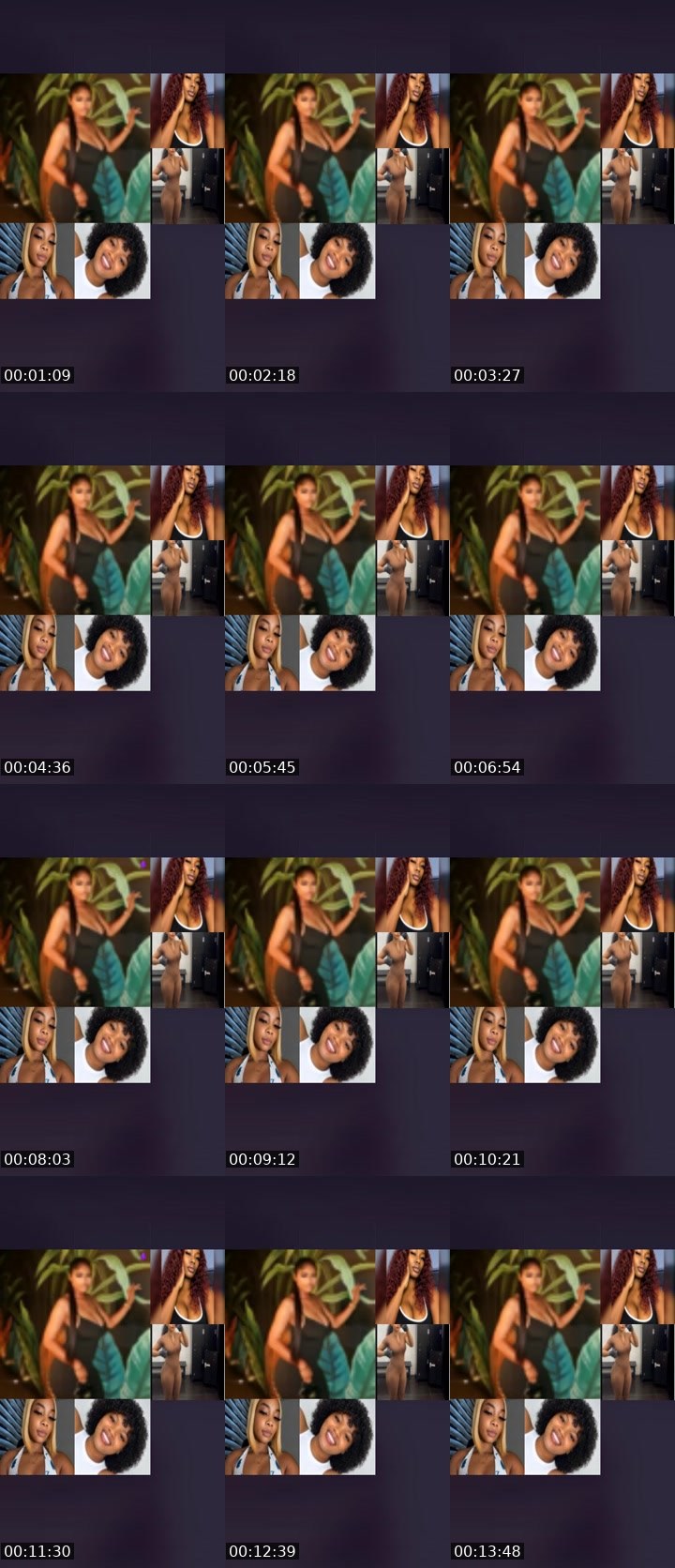 Contact-sheet preview of 🪽CAPRICORN🌟's Liveme recording