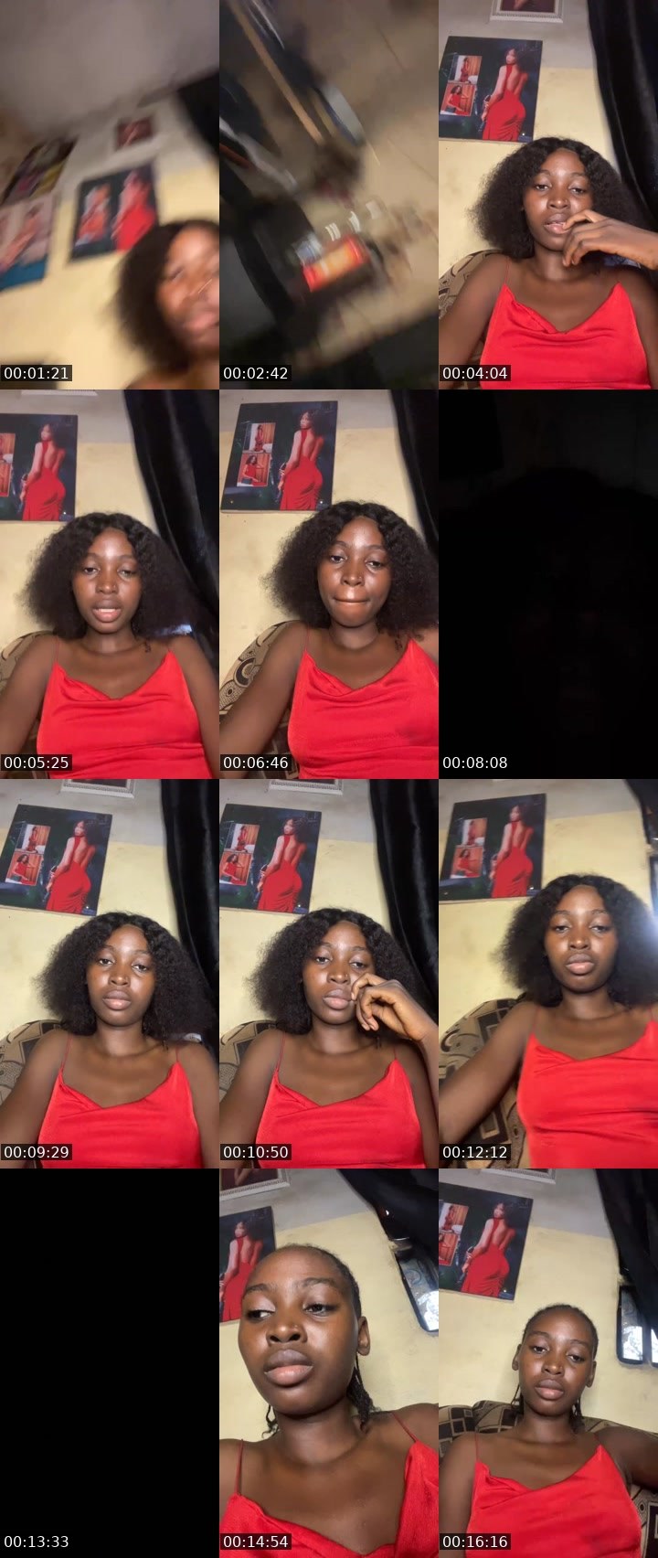 Contact-sheet preview of Sweetspicy🦋💎❤️'s Liveme recording