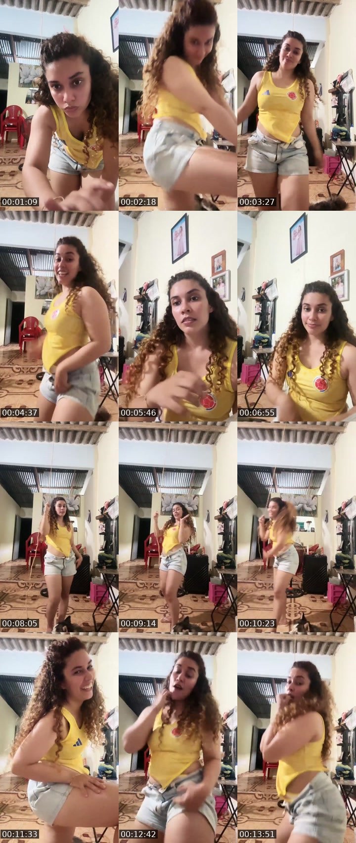 Contact-sheet preview of Hanna99's Liveme recording