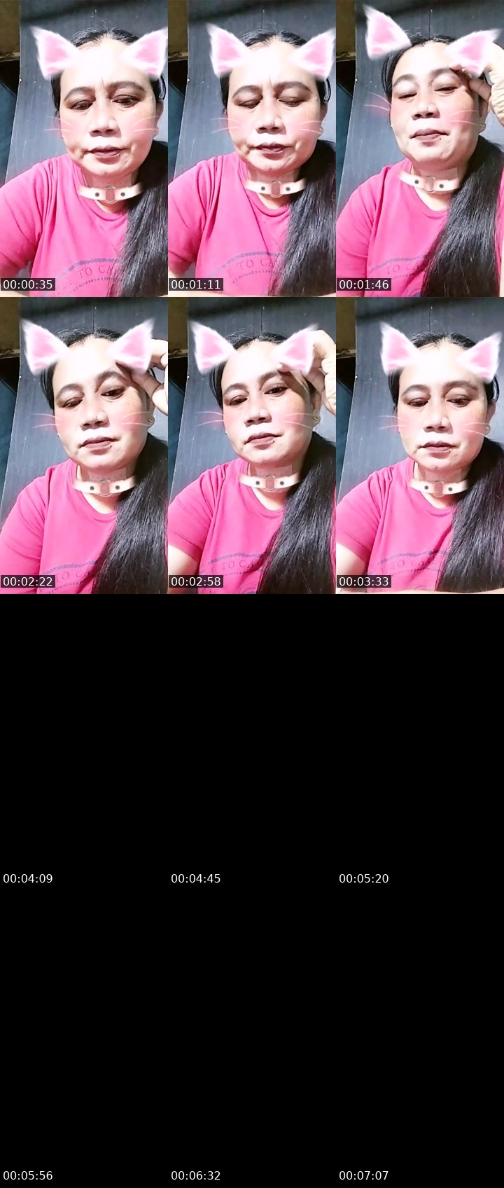 Contact-sheet preview of ❄️🎤jhuday🎶's Liveme recording