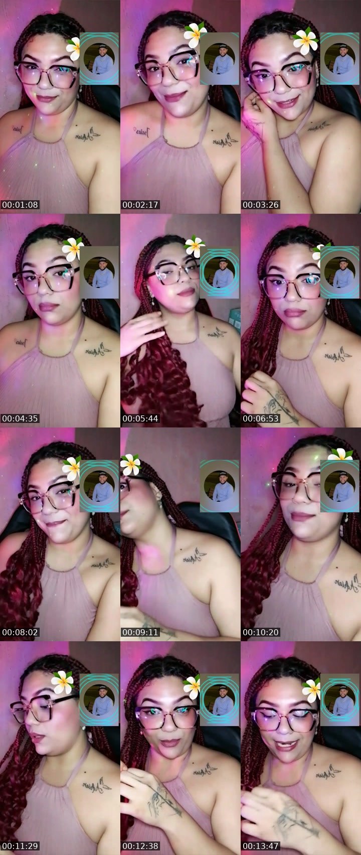 Contact-sheet preview of 17K🪩ANA👸🥑's Liveme recording