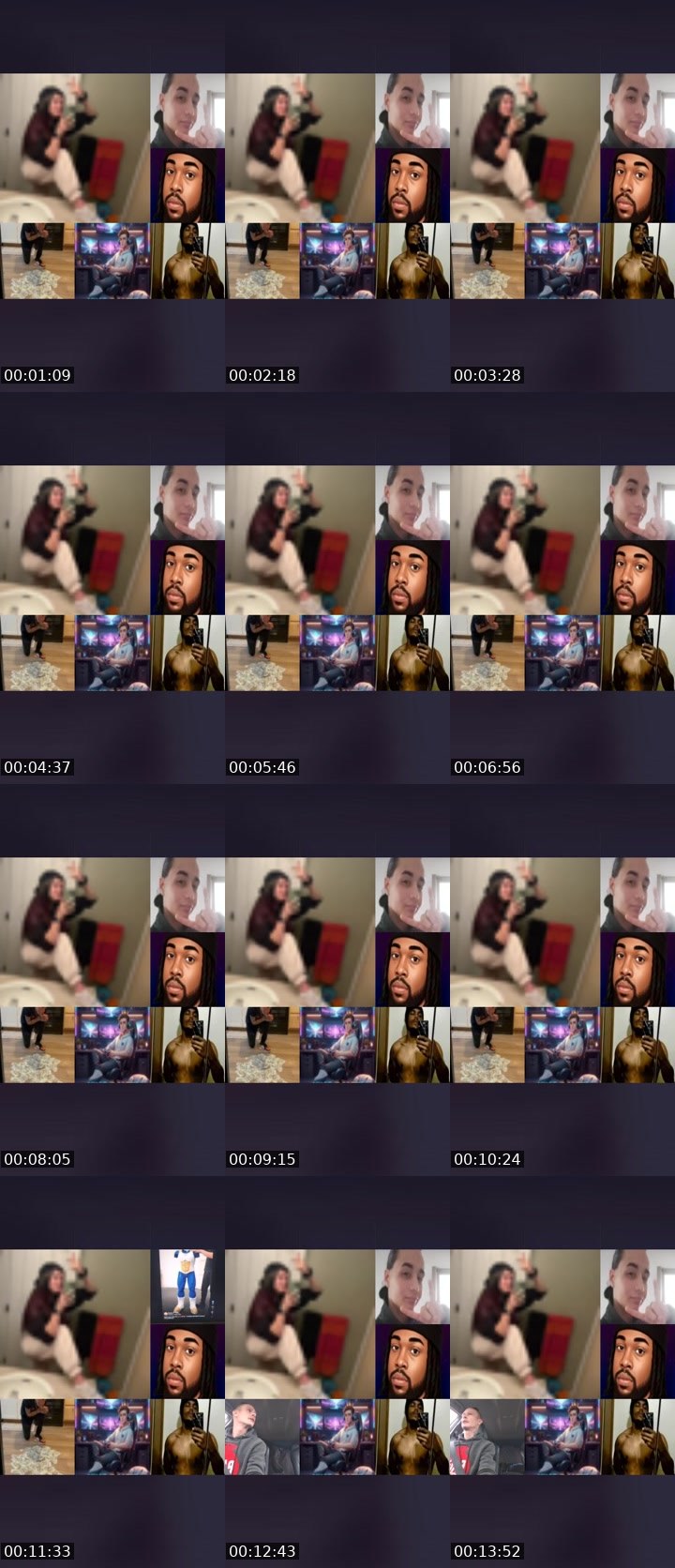 Contact-sheet preview of ✧ርᎧᗰᗴT🤍༞'s Liveme recording