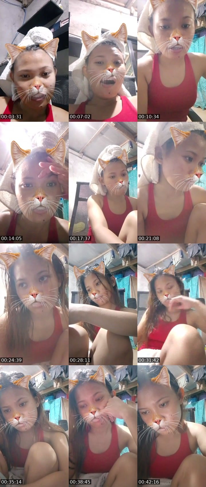 Contact-sheet preview of 👸Averie🦄's Liveme recording