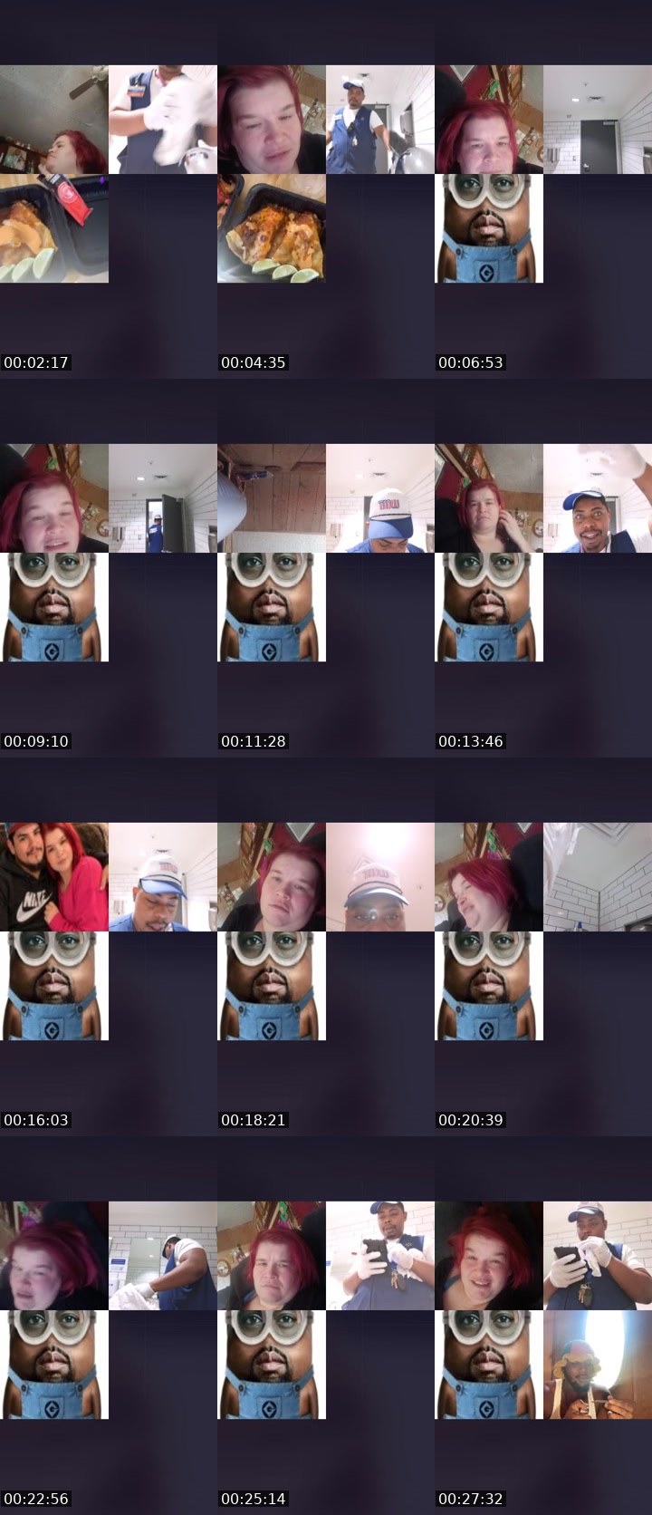 Contact-sheet preview of April 🫶🫶's Liveme recording