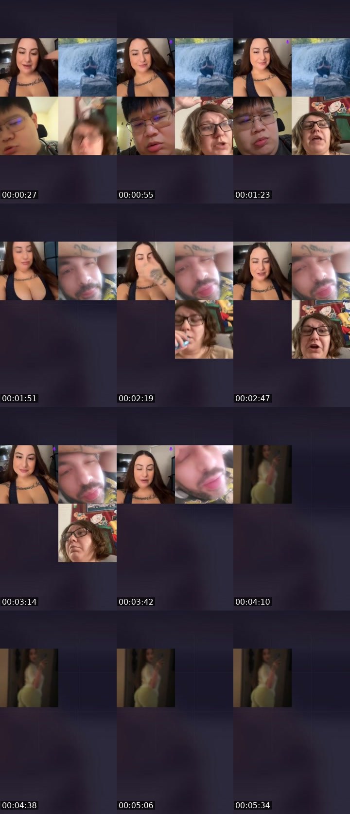 Contact-sheet preview of 🤍MightyWoman✝️'s Liveme recording