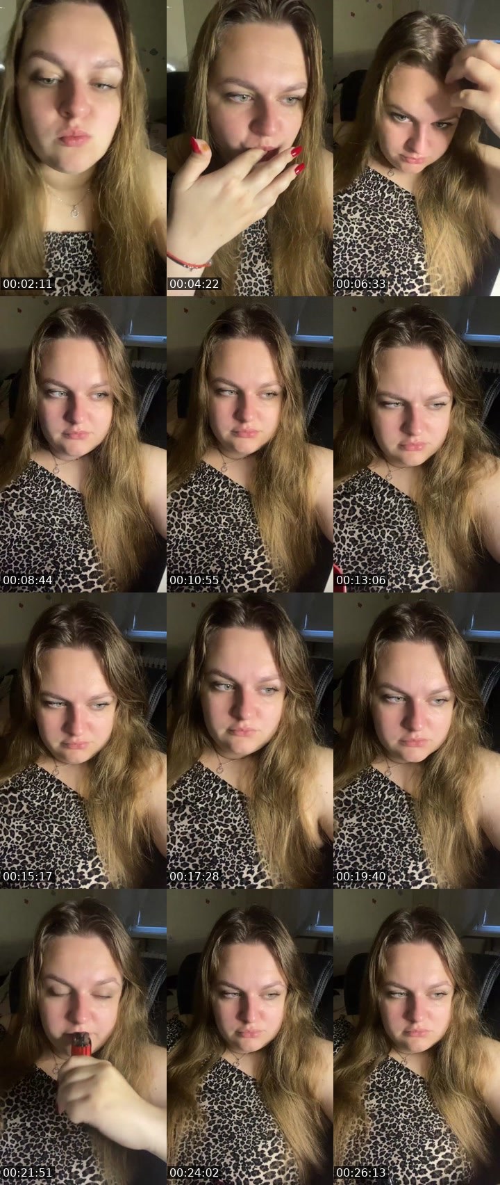 Contact-sheet preview of ✨ᒪᗩᑎᗩᒪIGᕼT✨'s Liveme recording