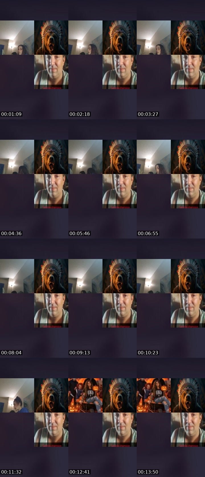 Contact-sheet preview of 🚩§gtLəªhDºugh's Liveme recording