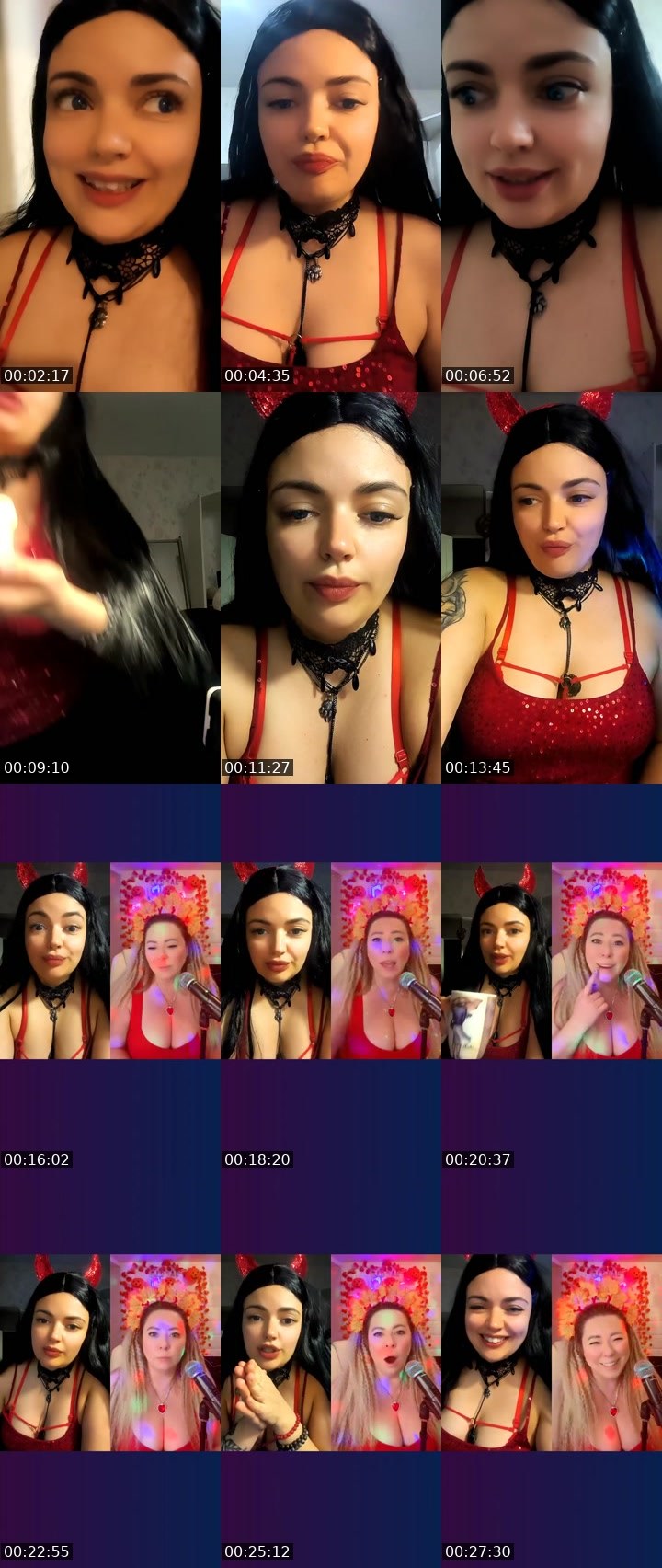 Contact-sheet preview of Yana Mikki🩷🪽's Liveme recording