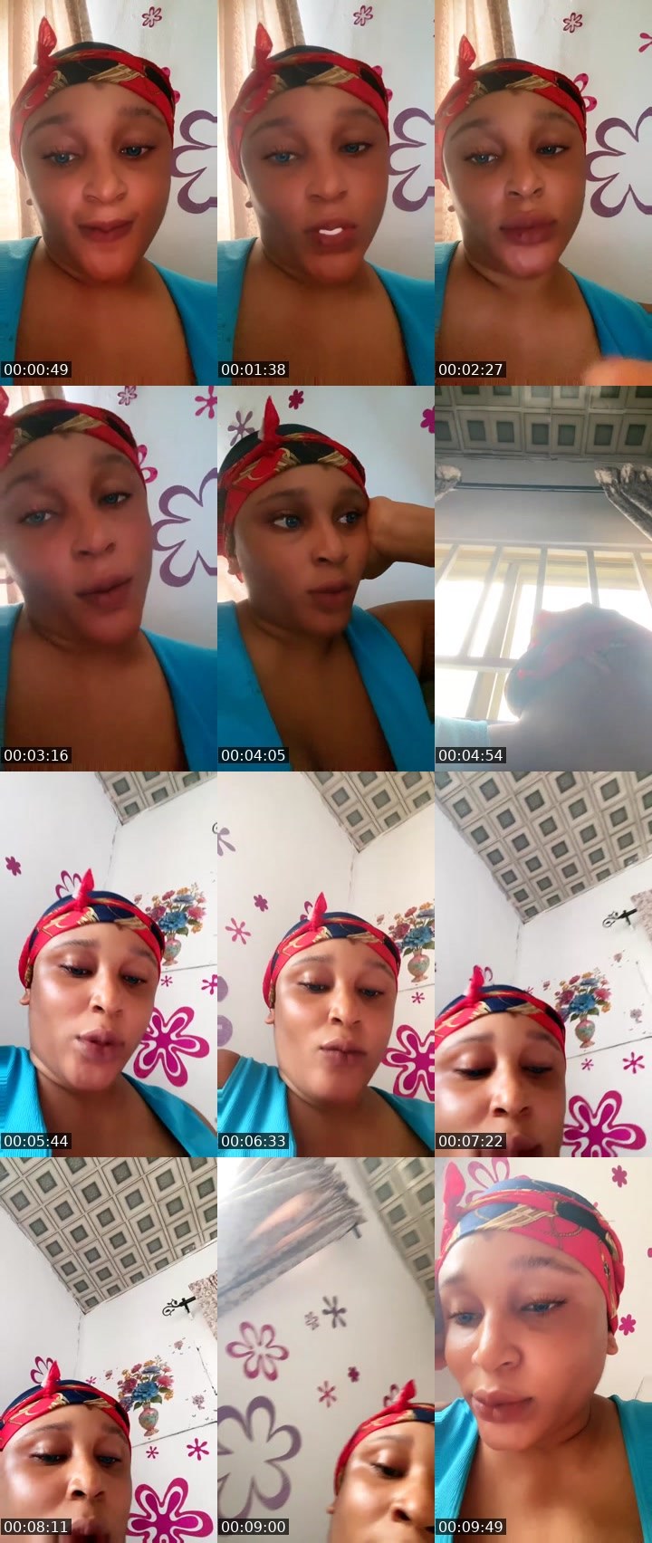 Contact-sheet preview of 🫧🫧's Liveme recording