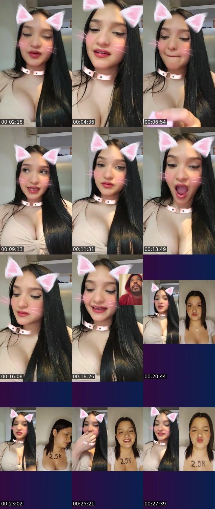 Contact-sheet preview of 60k🌸 ⃟Ambår's Liveme recording