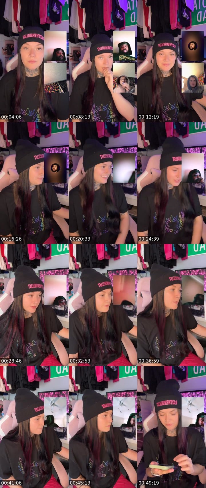 Contact-sheet preview of ✧ርᎧᗰᗴT🤍༞'s Liveme recording