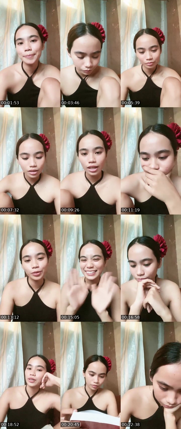 Contact-sheet preview of 👸Zeia🧚📚's Liveme recording