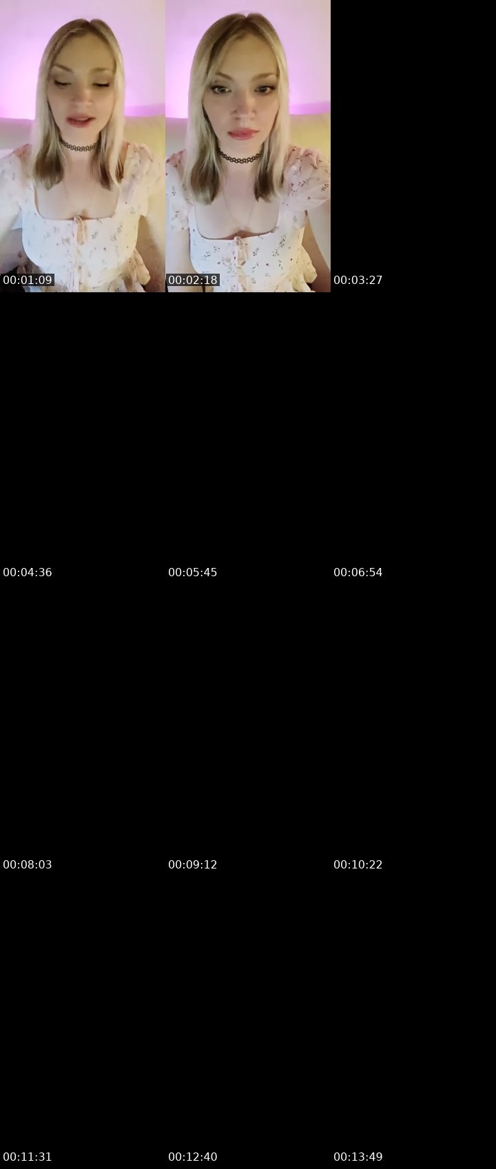 Contact-sheet preview of EVAgenia❤️🌍's Liveme recording