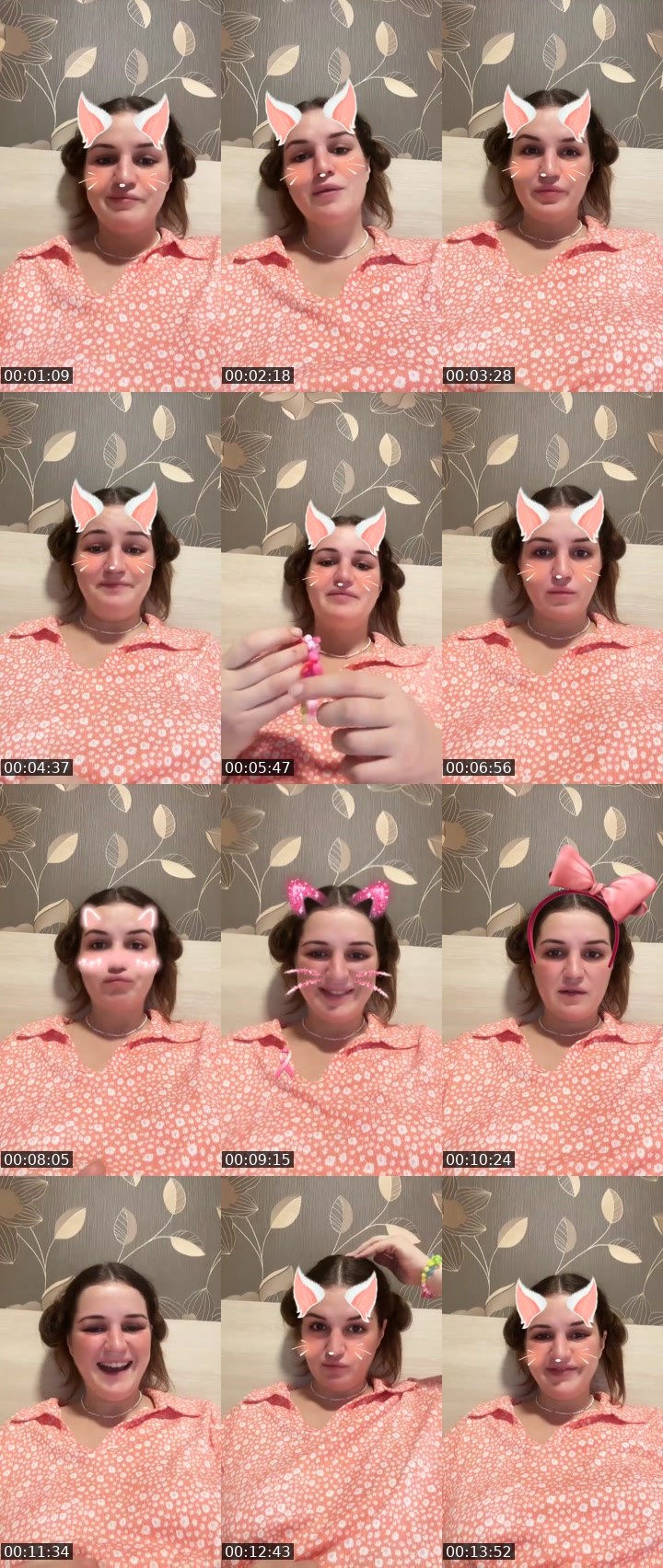 Contact-sheet preview of ☁️SevenSky🌈☁️'s Liveme recording