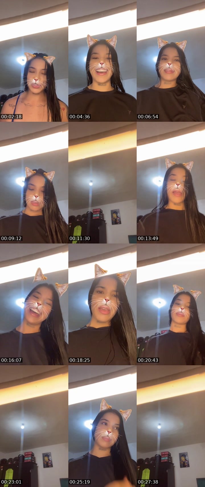 Contact-sheet preview of 🫦•ɳαƚαα•👑🧸🥥's Liveme recording