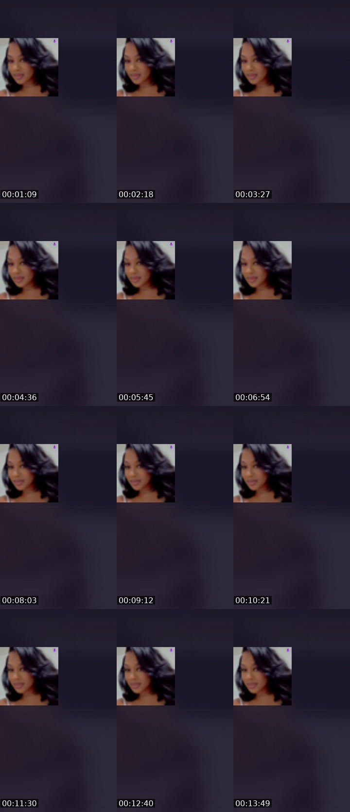 Contact-sheet preview of Vix 🌬's Liveme recording