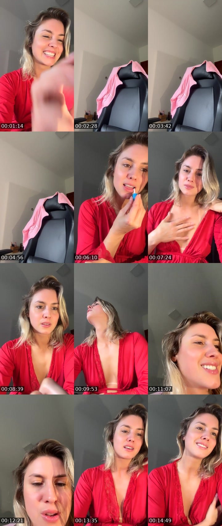 Contact-sheet preview of Lari🇧🇷🇺🇸's Liveme recording