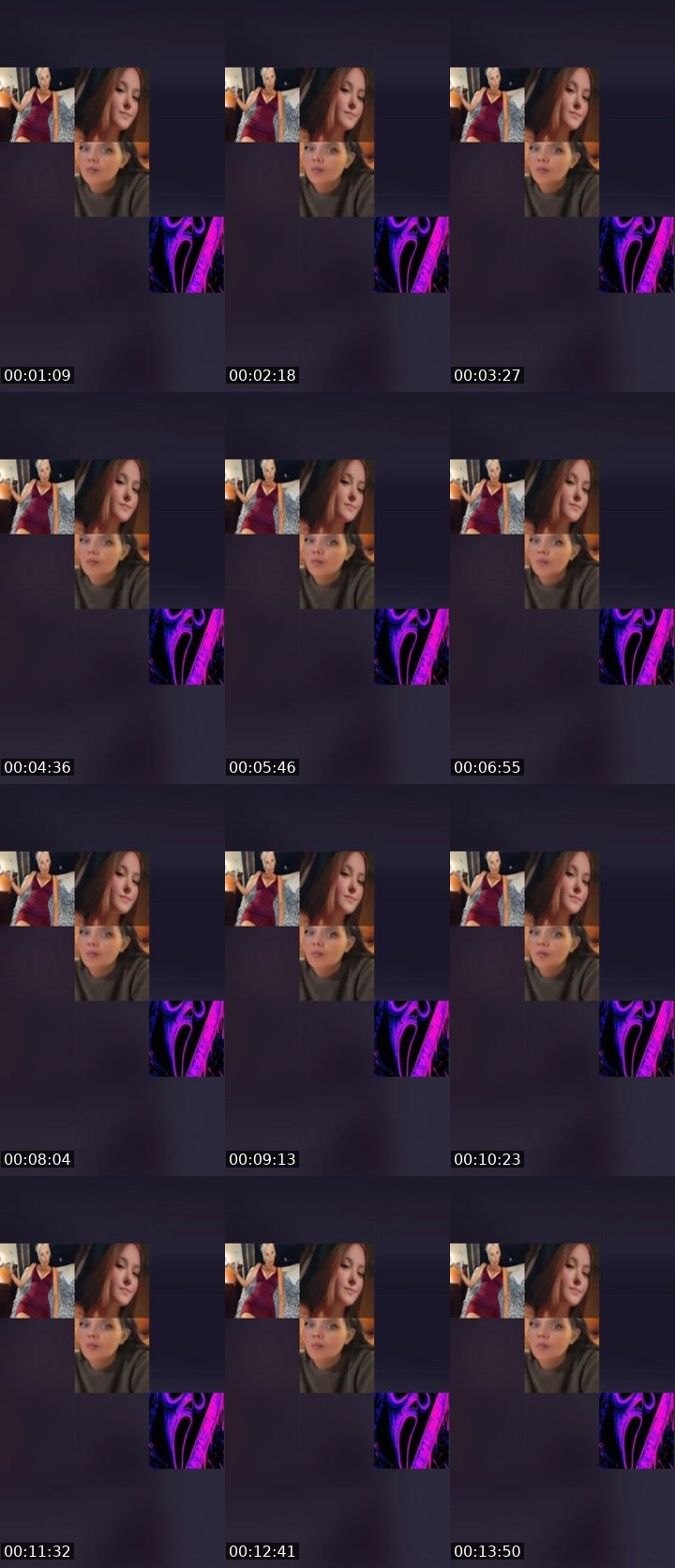 Contact-sheet preview of H𝑎ℝl㊂y420's Liveme recording