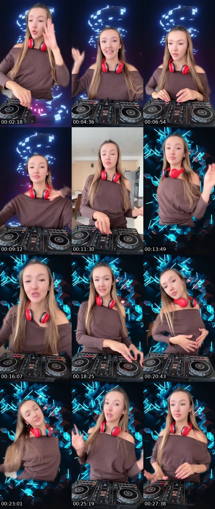 Contact-sheet preview of Vinya🕊️℄23k🙏🏻's Liveme recording