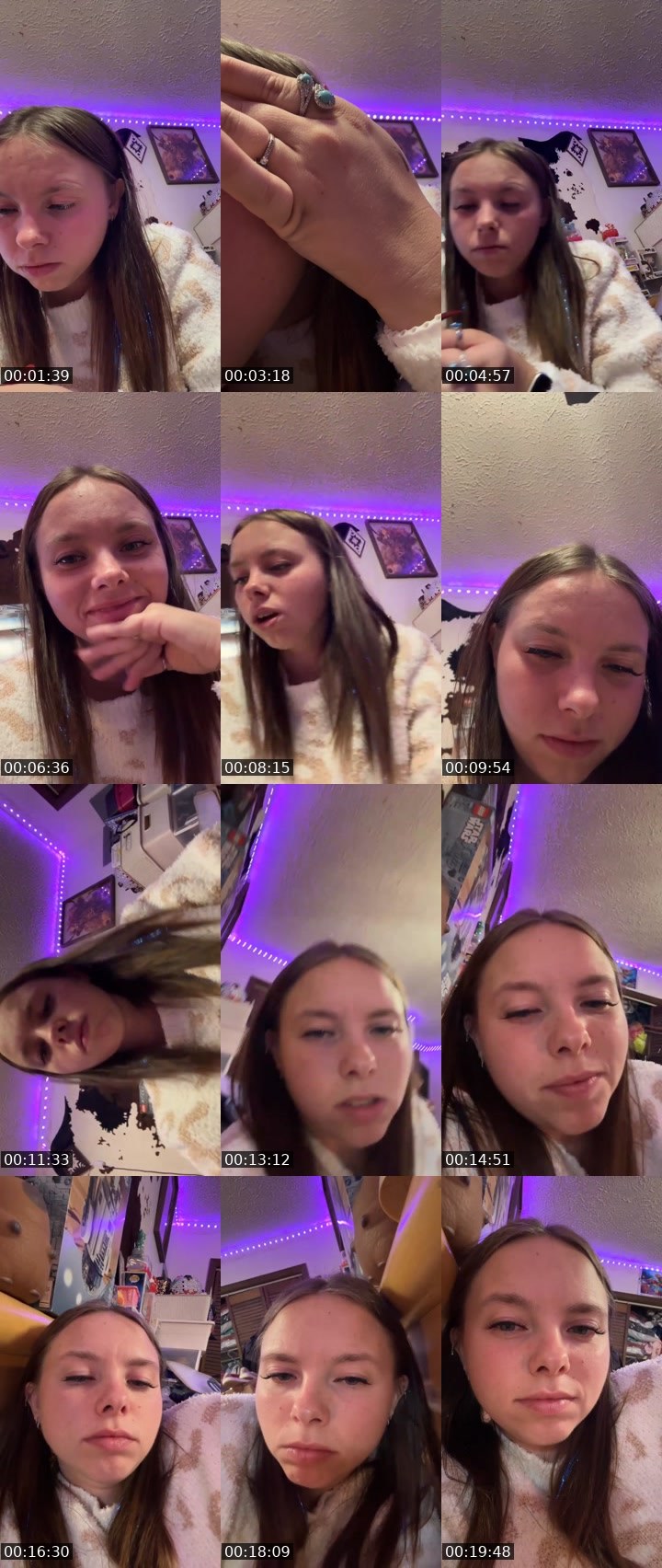 Contact-sheet preview of Blueeyed2003's Liveme recording
