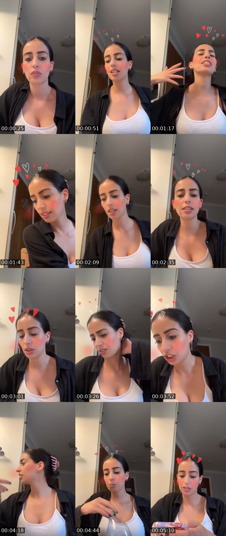 Contact-sheet preview of 𝐌𝐘𝐒𝐓𝐄𝐑𝐘 🐝's Liveme recording
