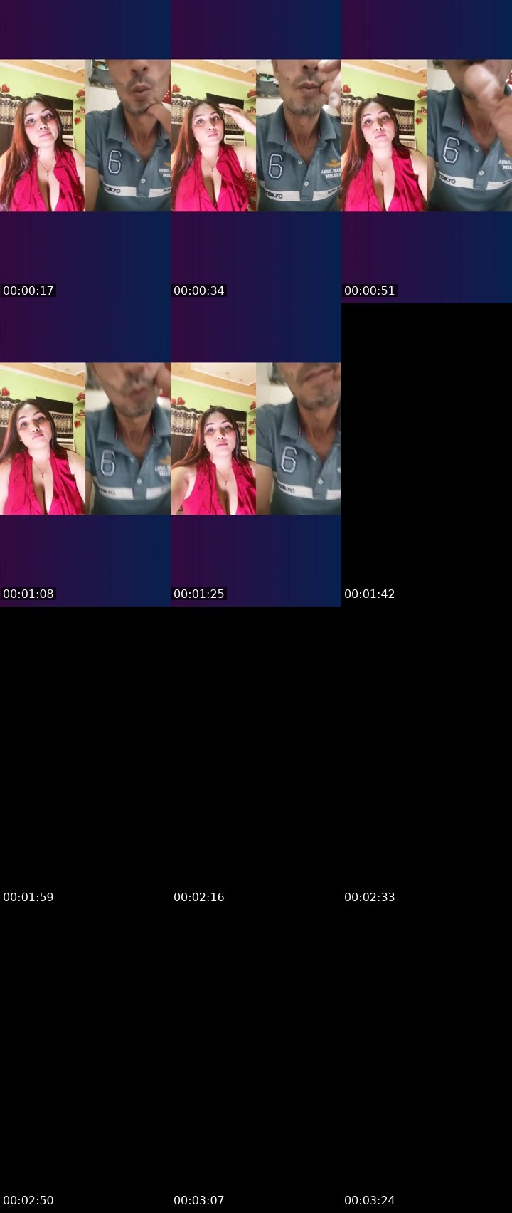 Contact-sheet preview of Puchi Puchi's Liveme recording