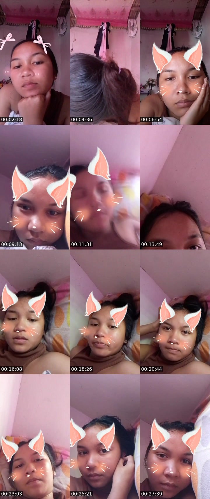 Contact-sheet preview of 💎ᴰᴮshena's Liveme recording