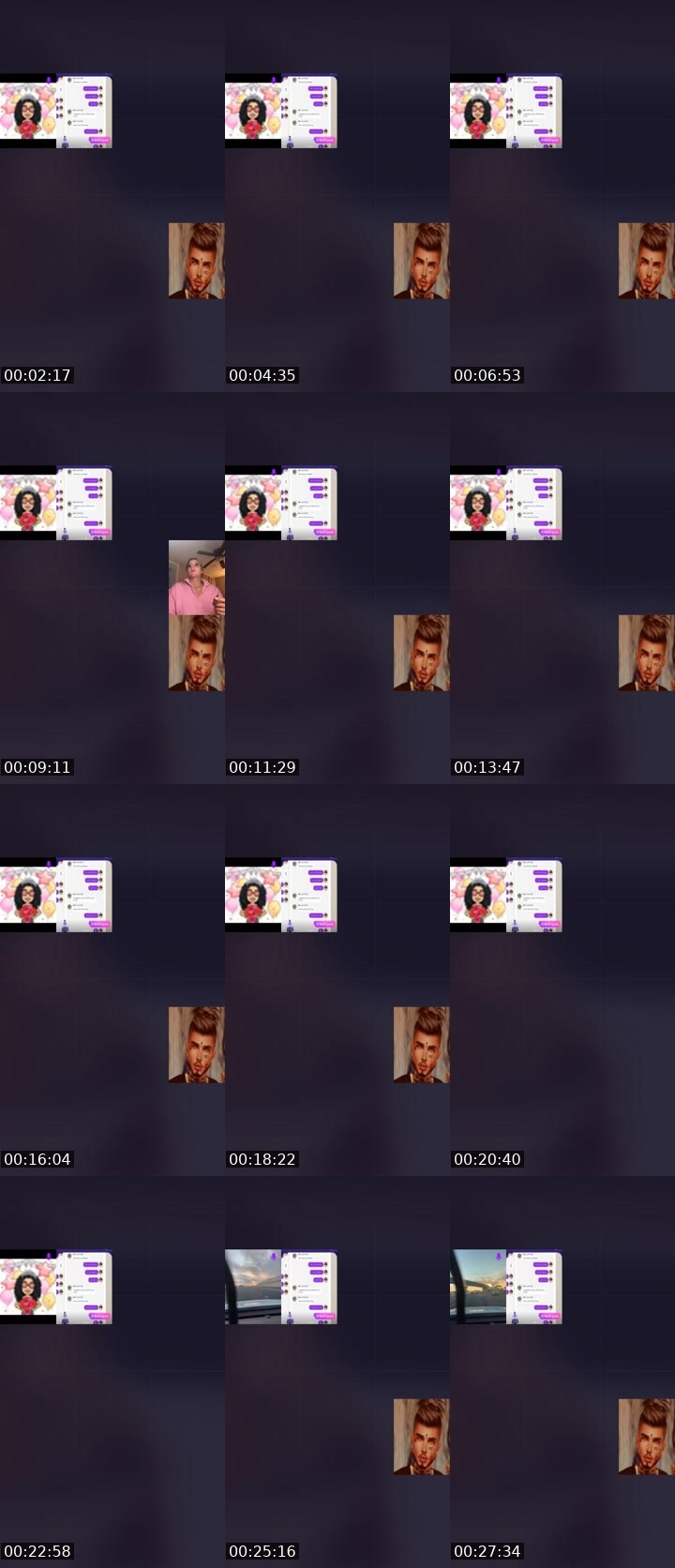 Contact-sheet preview of 𝑺3Xi🏆𝑪💋🌹👸🥷🐊's Liveme recording