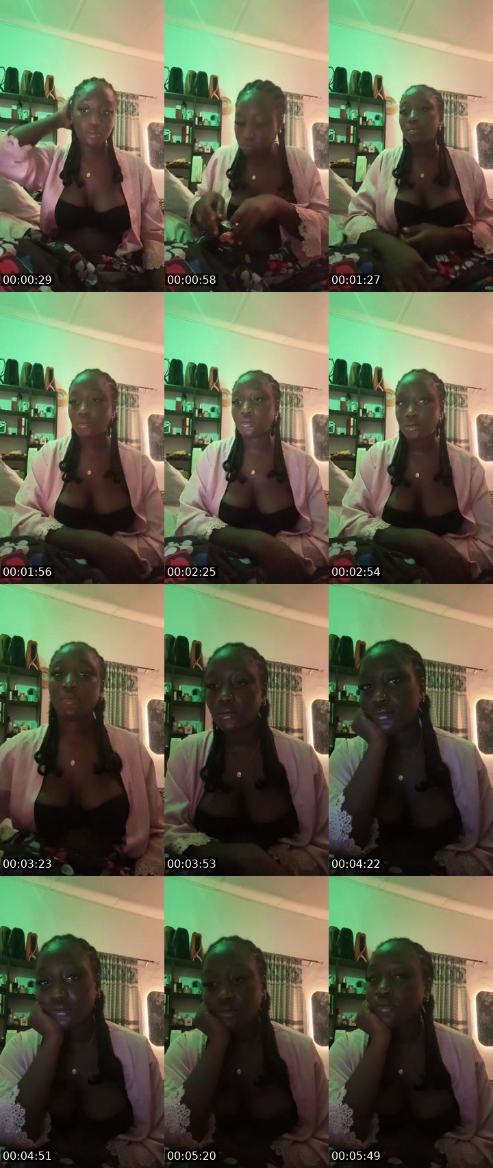 Contact-sheet preview of Black mistress😈❤️'s Liveme recording