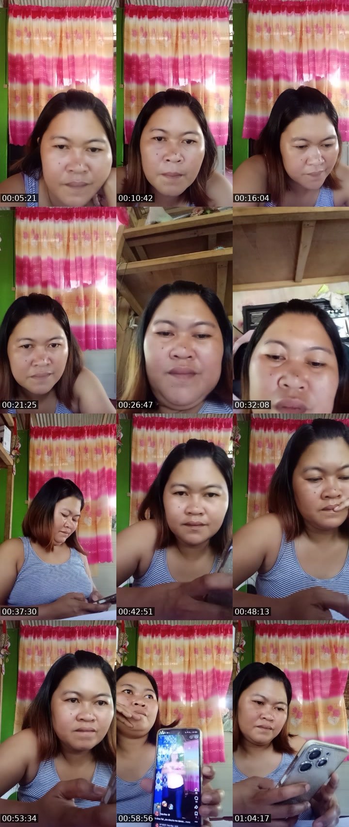Contact-sheet preview of ☝️❤️Marie34's Liveme recording