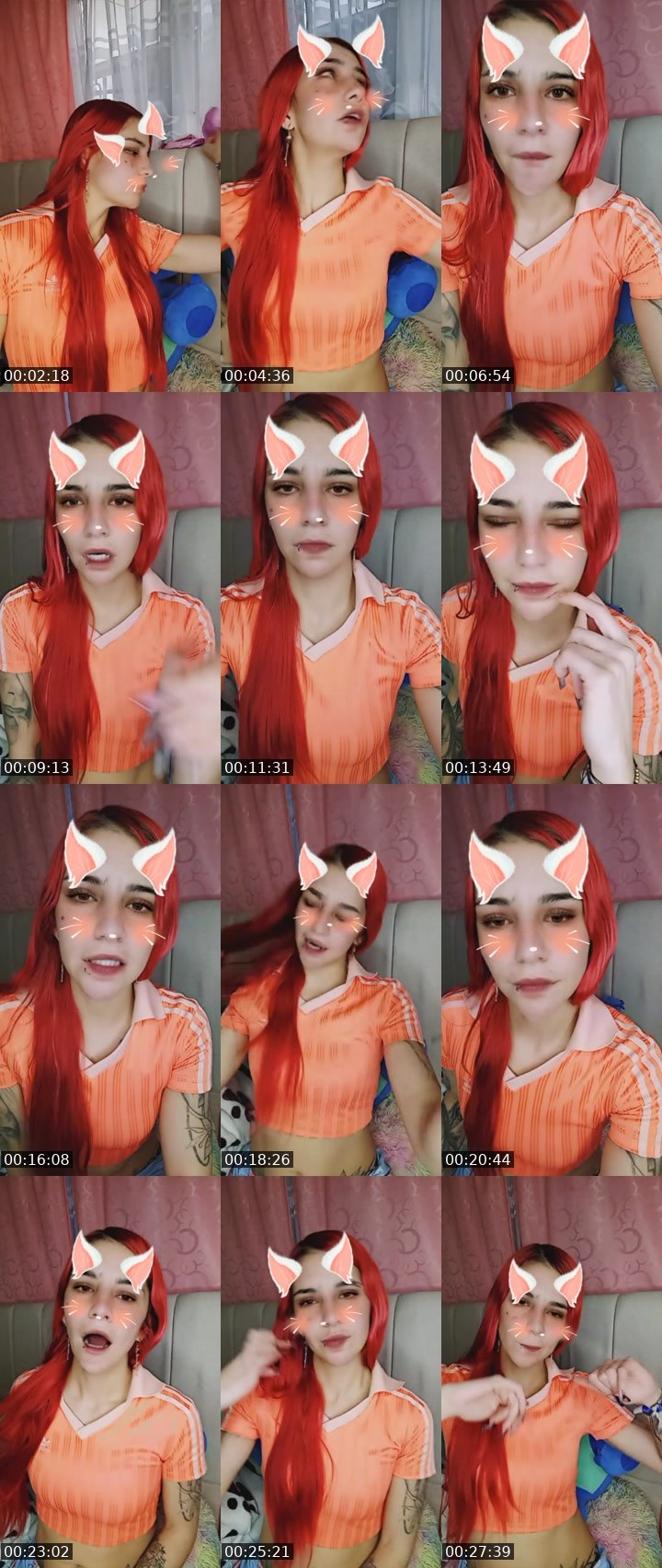 Contact-sheet preview of 🌐𝒜zulita🧸✨'s Liveme recording