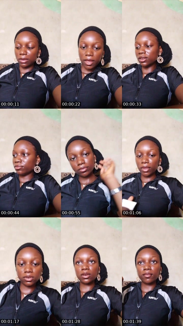 Contact-sheet preview of Lizzy Baee🐻🖤✨'s Liveme recording