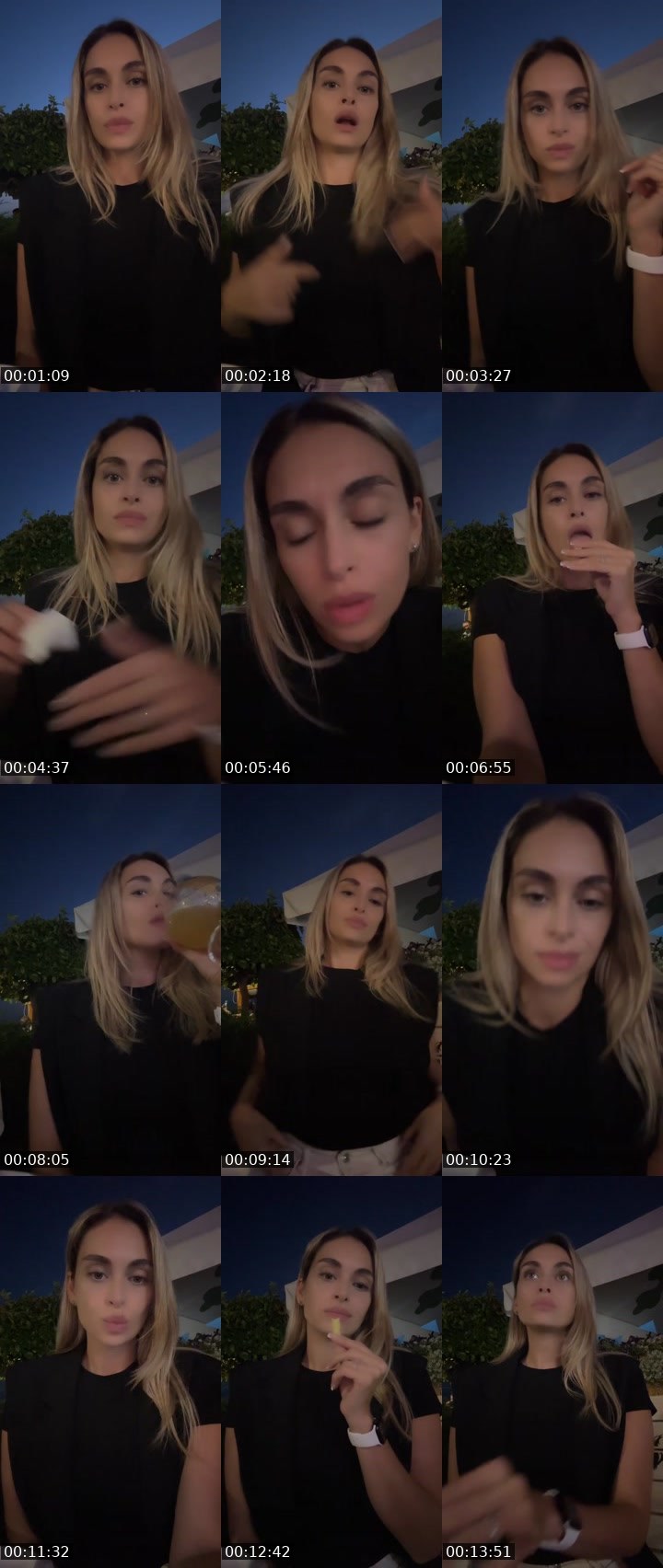 Contact-sheet preview of Rafaelka's Liveme recording