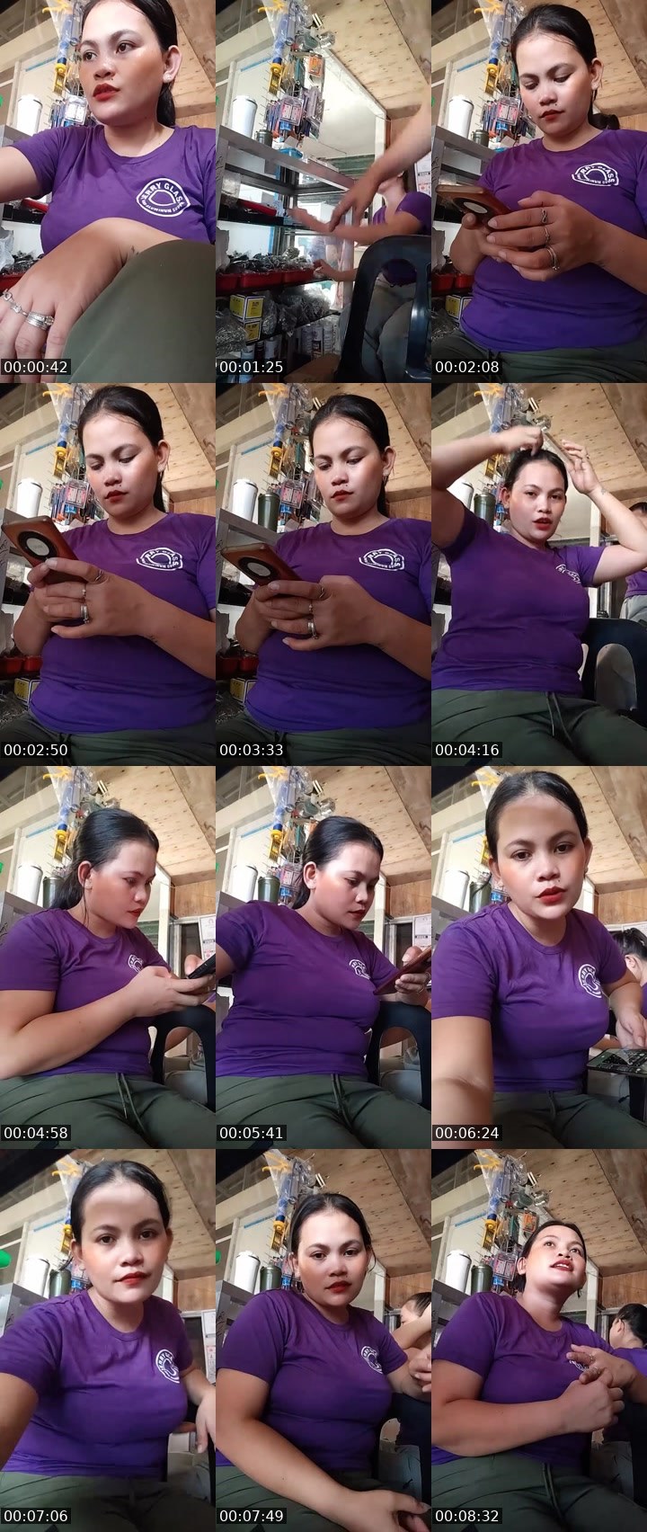 Contact-sheet preview of NP Jane👸🦸's Liveme recording